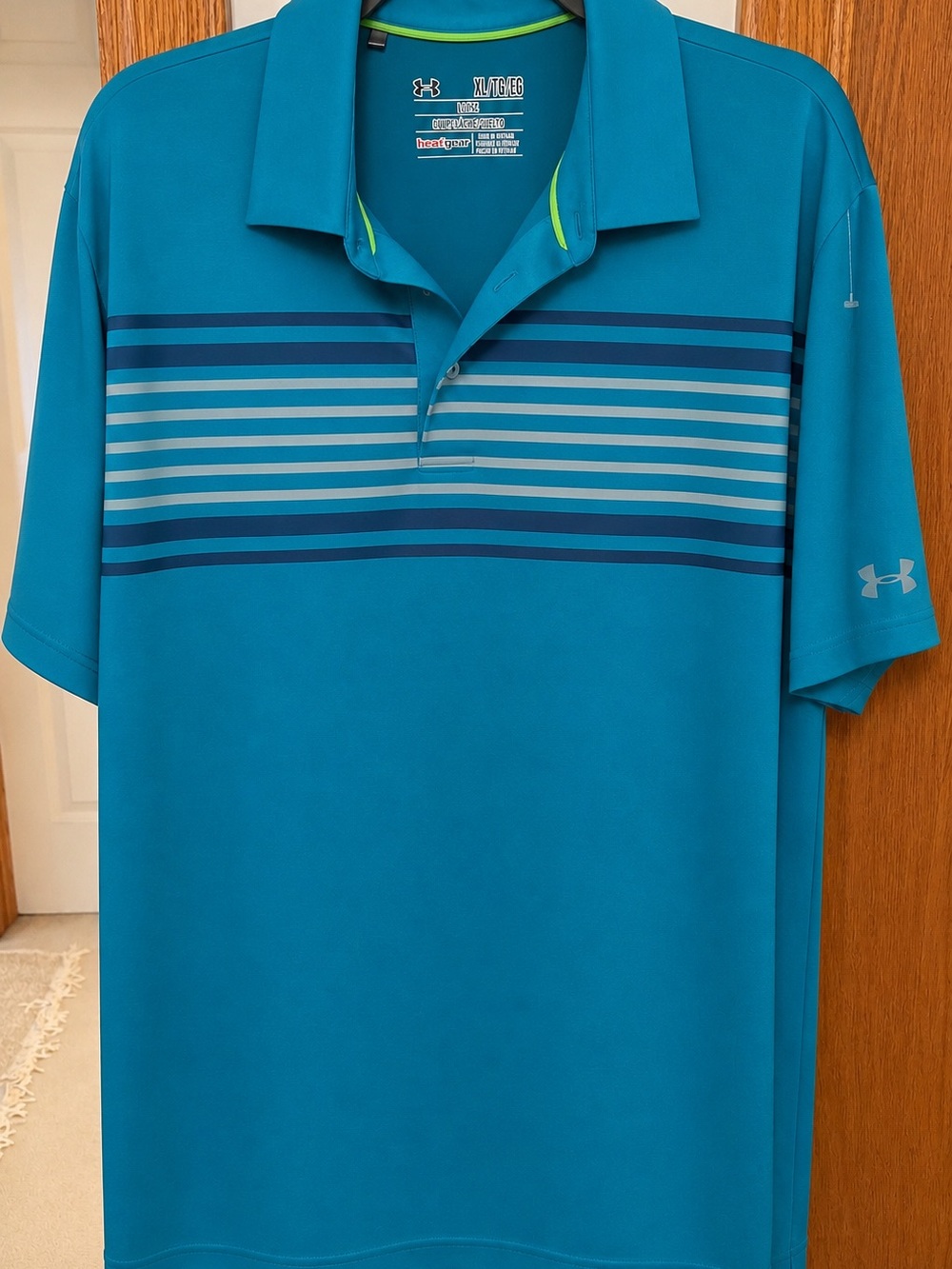 Under Armour Men's Teal Performance Polo XL